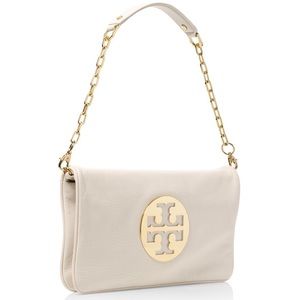 Tory Burch White Reva Clutch
